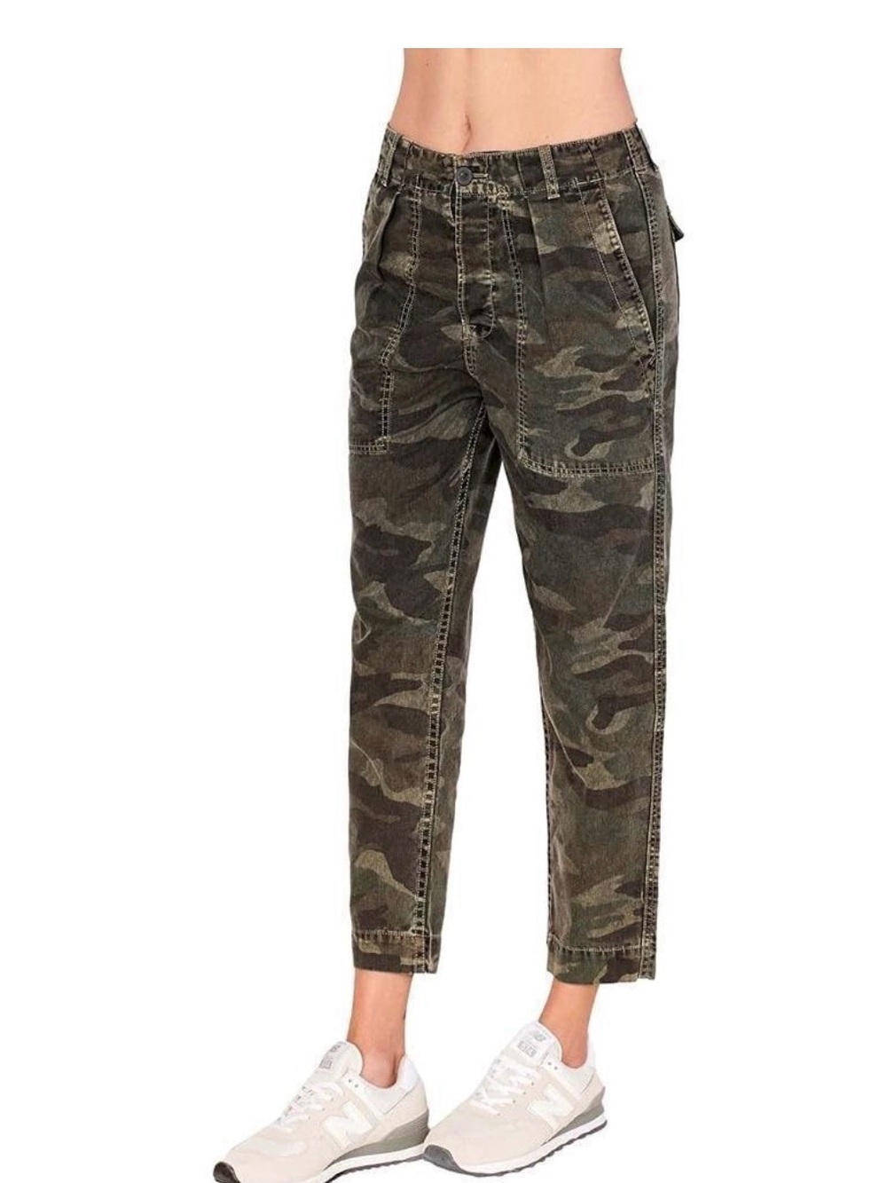 Sundry Dark Gray Utility Camo Pants Sz 27